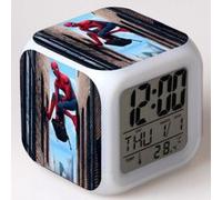 Réveil enfant LED Multifonctionnel Coloré - Spiderman #13 Multicolore G