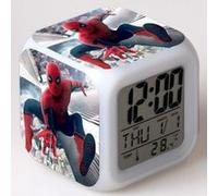Réveil enfant LED Multifonctionnel Coloré - Spiderman #18 Multicolore G