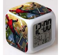 Réveil enfant LED Multifonctionnel Coloré - Spiderman #20 Multicolore G