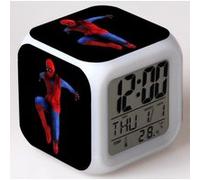 Réveil enfant LED Multifonctionnel Coloré - Spiderman #27 Multicolore G