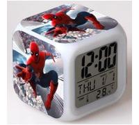 Réveil enfant LED Multifonctionnel Coloré - Spiderman #9 Multicolore