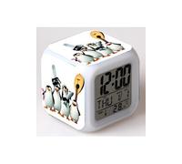 Réveil enfant LED Multifonctionnel Coloré - The Penguins of Madagascar #3