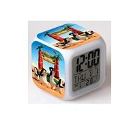 Réveil enfant LED Multifonctionnel Coloré - The Penguins of Madagascar #5
