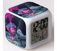 Réveil enfant LED Multifonctionnel Coloré - Trolls #12 Multicolore G