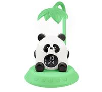 Réveil Enfant Panda Rétroéclairé avec Veilleuse Musicale et Affichage Digital Vert