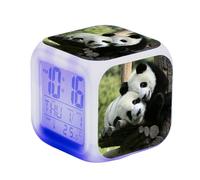 Réveil Enfants Numérique Horloge pour Table de Chevet Réveils numériques LED pour beb réveil Nocturne 7 Couleurs,avec Lumière Snooze Alarme,pour Enfants Adolescents Cadeau Décoration Chambre