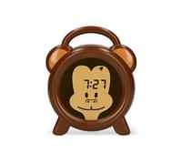 Réveil enfants pédagogique et veilleuse BC-100 MONKEY Marron