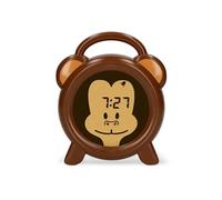 Alecto BC-100 Monkey - Réveil, veilleuse et réveil, développement de la Conscience du Temps, sans Fil, Rechargeable, Singe, Marron