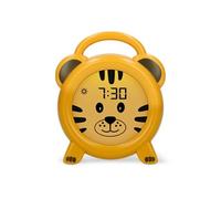 Alecto BC100TIGER - Réveil éducatif pour Enfant - Appareil de Sommeil pour Enfants - Apprendre à Dormir et à se réveiller avec réveil LED pour Enfants - Jaune