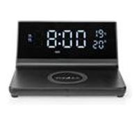 Réveil et Chargeur Sans Fil | | WCACQ20BK |Noir
