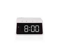 NEDIS Réveil sans Fil - Certifié Qi - 5/7,5/10/15 W - Prise USB-A - Veilleuse - 2 Temps d'alarme - Fonction Snooze