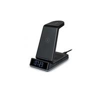 Thomson Réveil et station de charge sans fil CL750IS – Compatible Android – Bandeau LED – Noir