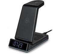 Thomson Réveil et station de charge sans fil CL750IS – Compatible Android – Bandeau LED – Noir