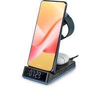 THOMSON CL750IS - RÉVEIL ET STATION DE CHARGE 4-EN-1 - COMPATIBLE ANDROID - BANDEAU LED LUMINEUX POUR INDIQUER LA CHARGE - NOIR