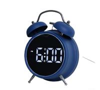 Réveil extra fort pour les dormeurs lourds avec deux cloches (bleu)