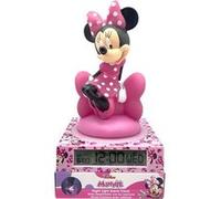 Reveil figurine 3D lumineuse - KIDS LICENSING - Minnie - Des 3 ans Rose