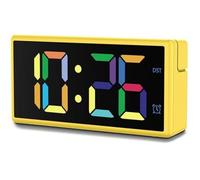 Hama Réveil Ibiza – écran multicolore – charge USB – jaune