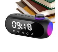 Réveil Haut-Parleur,Réveil Audio Intelligent Numérique - Horloge Audio Multifonction pour La Maison | pour des Utilisations dans Le Bureau, sur Le Chevet, Le Salon, Le Dortoir, L'Hôtel Et Le Bureau