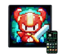Réveil Intelligent, Accessoires de Jeu avec Panneau LED 64 X 64 Et Contrôle par Application, Tableau de Messages D'animation Graffiti DIY, Lampe Décorative pour Salle de Jeu, Décoration D'intérieur
