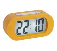 Réveil - KARLSSON - Gummy - LCD rétro-éclairé - Jaune ocre - H7 x L5 x P14 cm