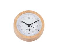 Réveil Karlsson Neat Round Blanc 4,3x10 cm