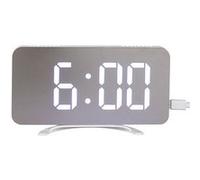 Réveil LED Miroir RGB 2 en 1 - YALOR - ALTOBUY Blanc