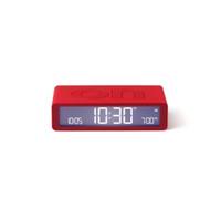Réveil LEXON Flip Classic Rechargeable en USB-C Rouge