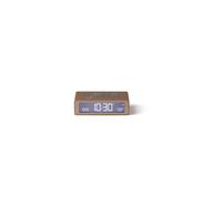 Lexon Flip Mini Réveil Matin de Voyage, Horloge numérique LED on/Off à luminosité réglable, Rechargeable et Tactile, idéal comme réveil de Chevet - Or