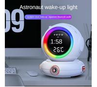 Réveil Lumière Bluetooth - MIOLOE - Modèle Astronaute - 7 Couleurs - Alarme Double - Radio FM
