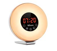 Réveil Lumière - TD® - Radio FM - Veilleuse - Simulation Lever/Coucher - RGB 7 Couleurs