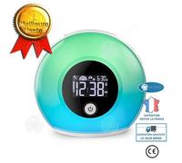 Réveil Lumineux - INN® - Bluetooth - Écran LCD - 5 Couleurs - Veilleuse Induction