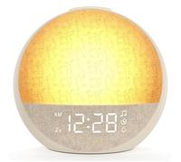 Réveil lumineux réveil simulateur d'aube pour un réveil en douceur réveil avec 7 sonneries 30 sons de la nature minuteu