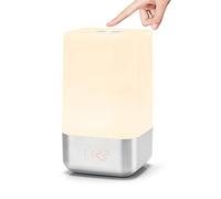 Réveil lumineux, simulation de lever de soleil avec 5 sons naturels réveil lumineux, réveil lumineux, pour alarme de chambre