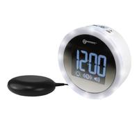 Geemarc Telecom Réveil Wake 'N' Shake Star – Alarme 95 dB, Flash, Coussin vibrant, USB (FR)