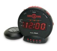 Réveil malentendant vibreur GEEMARC Sonic Bomb SBB 500SS - Jusqu'à 85dB