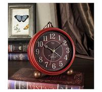 Réveil Matin/Réveil Digital Réveil analogique rétro vintage, petite horloge super silencieuse sans tic-tac, à piles, design simple, for salon, chambre, chevet, bureau Réveil Numérique ( Color : A )