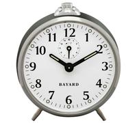 Réveil mécanique Bayard noir sans cloches extérieures
