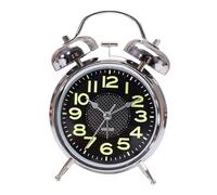 Réveil mécanique - montre silencieuse lumineuse, horloge de chevet vintage | Accessoires de salle de voyage des couchés, montre de chevet de nuit avec cadran à lecture facile pour les seniors