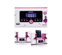 Réveil micro-set - LENCO - MC-020 - Bluetooth 4.0 - Radio FM - Chargeur USB
