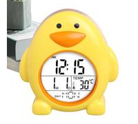 Réveil Mignon, horloges pour pour Chambres - Petite Horloge de Bureau en Forme de Pingouin | Réveil numérique, Calendrier perpétuel, Horloge pour Ok pour se réveiller pour Chambre d'enfant