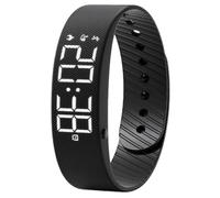 Réveil montres - vibration rappel montres bracelet de temps étanche silencieux réveil montres poignets vibrants pour les dormeurs profonds / malentendants dormeurs lourds et les briseurs d'habitudes