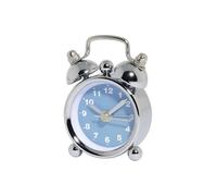 Réveil nostalgie, mini, bleu