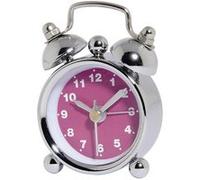 Réveil nostalgie, mini, rose inox G