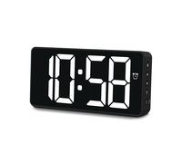 Réveil numér. "Bali", avec indicateur de température, mode nuit, noir