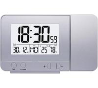 Réveil numérique avec projecteur de plafond pour table de nuit avec température, snooze et luminosité réglable