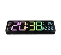 Réveil numérique avec télécommande avec 4 modes, y compris minuterie et heure d'été pour une meilleure utilisation dans n'importe quel réglage (B)