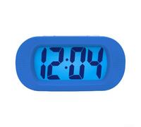 Réveil numérique avec veilleuse et bouton snooze pour une lecture facile de l'heure (bleu)