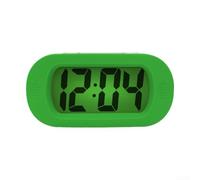 Réveil numérique avec veilleuse et bouton snooze pour une lecture facile de l'heure (vert)
