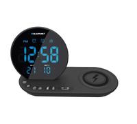 Réveil numérique - BLAUPUNKT - CR85BK - Noir - Radio FM - Batterie/USB