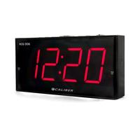 Réveil numérique Caliber HCG006 avec fonction Snooze Double Alarme - Noir